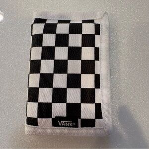 Vans Black and White Checkered Wallet